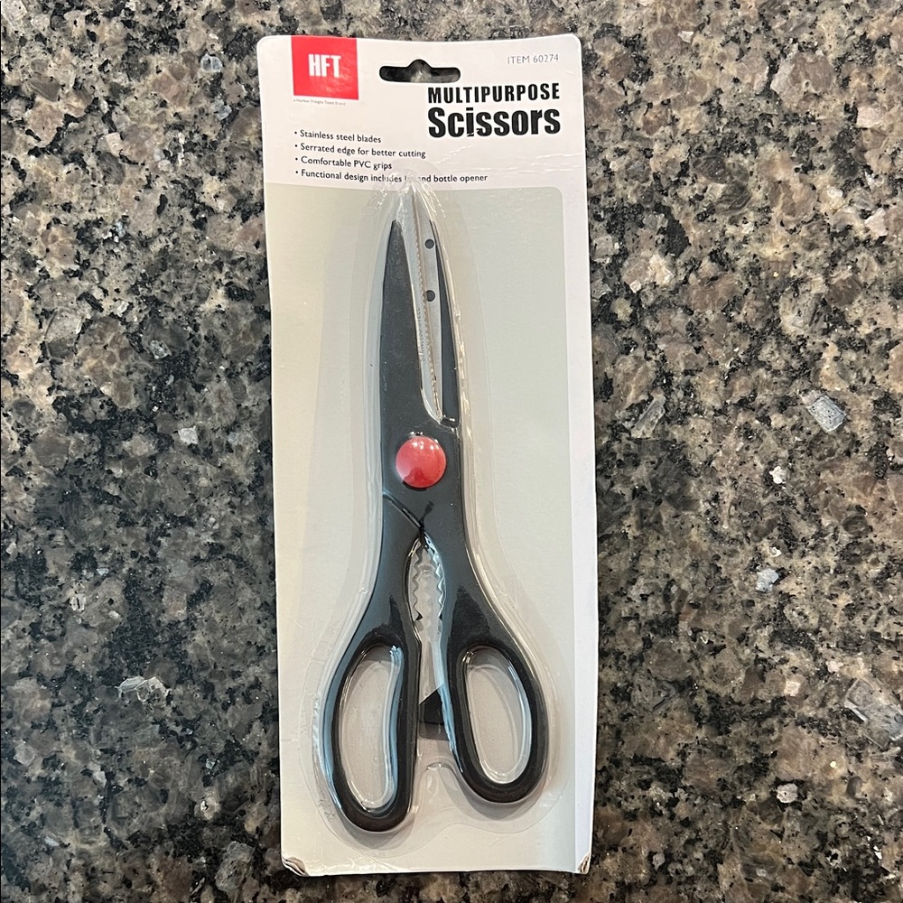 Black Multipurpose Scissors